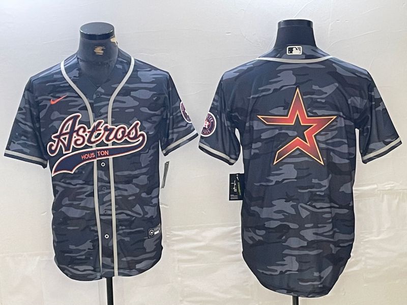 Men Houston Astros Blank Camo Jointly 2024 Nike MLB Jersey style 5->houston astros->MLB Jersey